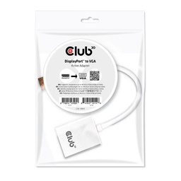 Club3D DisplayPort to VGA Active Adapter